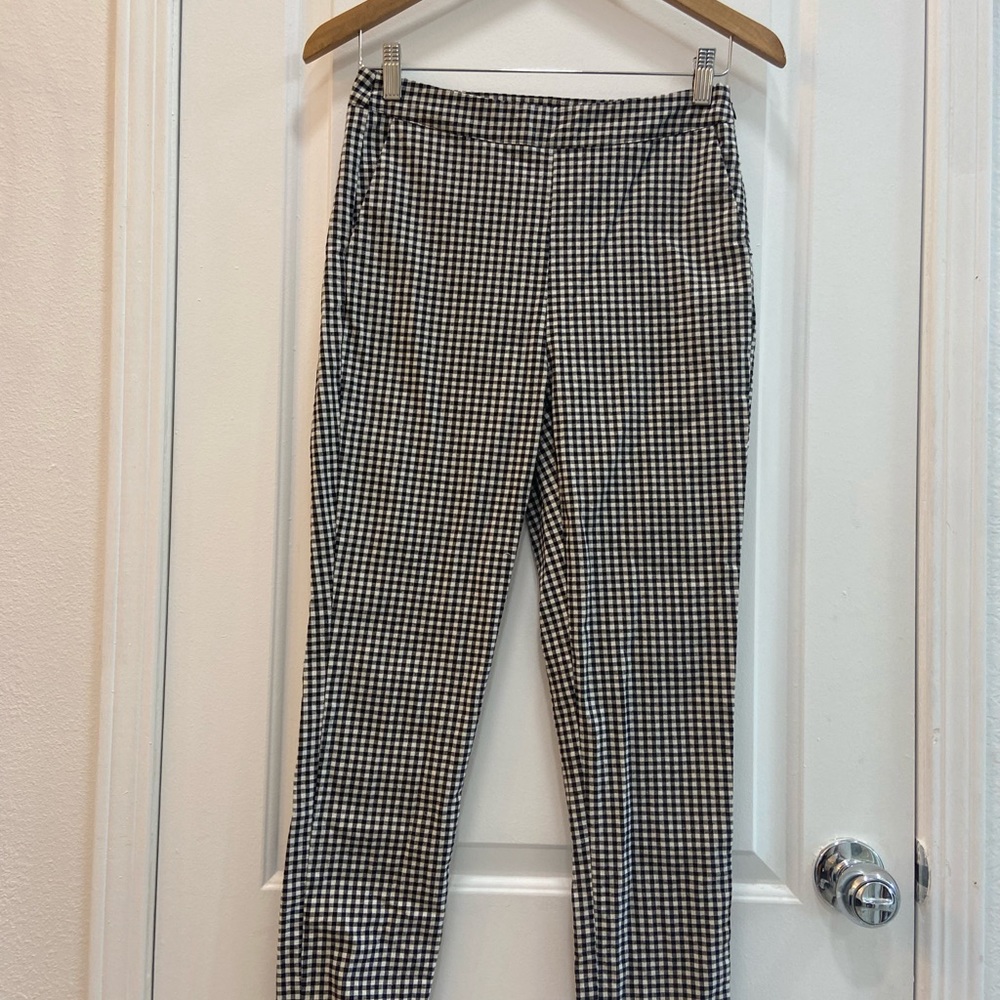 Vintage Plaid Cigarette Pants Size M Dapper Ska Pin Up